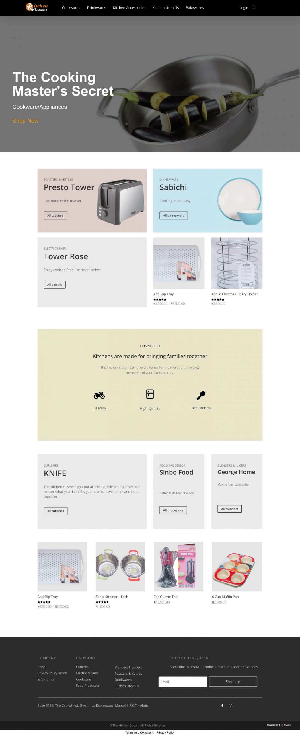 The Kitchen Queen - Fornix Technologies Limited